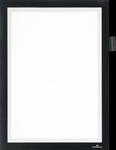 DURABLE 499301 - Info-Rahmen, A4, selbstklebend, offen, schwarz