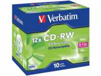 CD-RW 8010 VER - Verbatim CD-RW 700MB/80min, 10er Pack