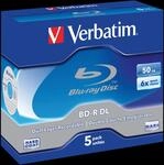 BD-R50 VER 5 - BD-R DL, 50GB, 5er Pack