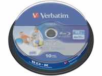 VERBATIM 43804 - BD-R, 25GB, bedruckbar, 10er Spindel