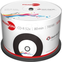 PRIM 2761107 - CD-R 80Min/700MB, 50-er Cakebox
