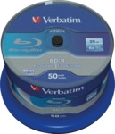 VERBATIM 43838 - BD-R SL Datalife, 25GB, 6x, 50er Spindel
