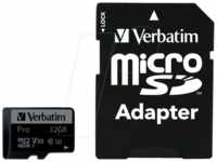 VERBATIM 47041 - MicroSDHC-Speicherkarte 32GB, Verbatim, Class 10, U3