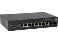 LEVELONE GEP1051 - Switch, 10-Port, Gigabit Ethernet, PoE, SFP