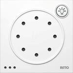 RITTO 1876070 - Modul f&uuml;r PORTIER T&uuml;rsprechanlage, T&uuml;rsprechmodul mit Lichttaste