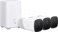 EUFY T88523D2 - &Uuml;berwachungskamera, IP, WLAN, au&szlig;en, 3 St&uuml;ck