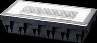 PLM 93775 - LED-Solarleuchte, Bodeneinbauleuchte, silber, D&auml;mmerungsschalter