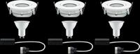 PLM 92898 - Einbauleuchte LED Nova, 3 x 7 W, 2700 K, wei&szlig;, IP65