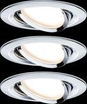 PLM 93452 - Einbauleuchte Nova Coin, 3x6 W, 2700 K, 50&deg;, rund, chrom