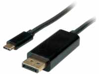 VALUE 11995845 - Adapterkabel USB Type-C > DP 1.2, 4K@60 Hz, 1 m