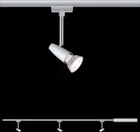 PLM 95459 - URail Schienenspot Barelli Basisset, GU10, max. 3x10 W, chrom/ch