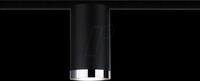 PLM 96918 - URail Schienenspot Tube, GU10, max. 10 W, dimm, schwarz/chrom