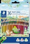 STAEDTLER 187C36 - Buntstift, 3 mm, Dreikantform, 36 Farben