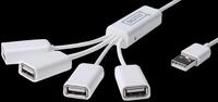 DIGITUS DA-70216 - DIGITUS USB 2.0 - 4-port Kabel-Hub, 100cm