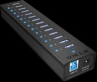 ICY IB-AC6113 - USB 3.0 HUB 13-Port + 1x Ladeport, Aktiv
