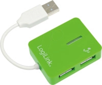 LOGILINK UA0138 - USB 2.0 HUB 4-port, ''Smile'', gr&uuml;n