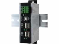 EXSYS 1163HMS-WT - USB 2.0 4-Port Industrie-Hub, 4x A, -40°C - +85°C