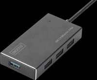 DIGITUS DA-70240 - DIGITUS USB 3.0 4-Port Kabel-Hub, 100cm