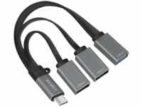 LOGILINK UA0315 - USB-C™ Hub, 2x USB 2.0 A-Buchse + 1x USB 3.0 A-Buchse
