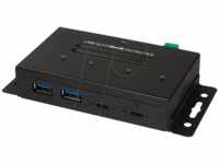 LOGILINK UA0316 - USB 3.1 4 Port Industrie-Hub, 15kV EDS