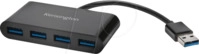 KENS K39121EU - USB 3.0 4-Port Hub, USB-A Anschlusskabel