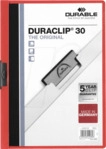 DURABLE 220003 - Klemm-Mappe, rot