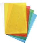 DURABLE 233700 - Sichth&uuml;llen, A4, farbig sortiert, 100 St&uuml;ck