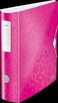 LEITZ 11060023 - Qualit&auml;ts-Ordner 180&deg;, Active WOW, 80 mm, pink