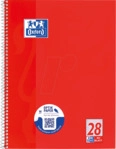 OXFORD 100050361 - Collegeblock A4+ kariert, Rand recht/links, 80 Blatt, gelocht