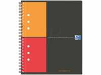 OXFORD 100101849 - Notebook A5+ 5 mm kariert, 80 Blatt, Doppelspirale