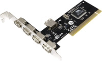 LOGILINK PC0028 - USB-Controller 2.0, 4+1-Port, PCI