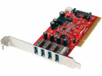 ST PCIUSB3S4 - PCI Karte, 4 Port USB 3.0, optional Low Profile