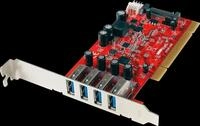 ST PCIUSB3S4 - PCI Karte, 4 Port USB 3.0, optional Low Profile