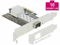 DELOCK 89100 - Netzwerkkarte, PCI Express x4, 10 Gigabit Ethernet, 1x SFP+