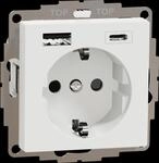 ME 23670325 - Steckdose mit USB-Ladeger&auml;t Typ A und Typ C / 3,0 A