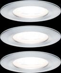 PLM 93444 - Einbauleuchte Nova starr, GU10, 3x6,5 W, 2700 K, rund, alu
