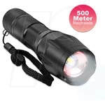 EAXUS 90790 - LED-Taschenlampe, 1000 lm, Zoom, 5 Modi, 3xAAA (Micro)
