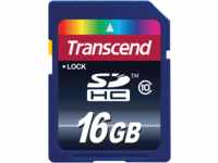 TS16GSDHC10 - SDHC-Speicherkarte 16GB, Transcend Class 10 (Premium)