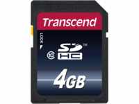 TS4GSDHC10 - SDHC-Speicherkarte 4GB, Class 10 (Premium)