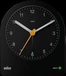 BRAUN BC22B - Analoger Quarz-Wecker schwarz