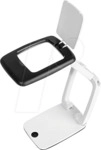 WEDO 27175101 - Tischlupe, LED, 47 x 52 mm, 3-fach