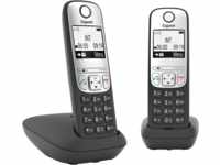 GIGASET A690DSW - DECT Telefon, 2 Mobilteile, schwarz
