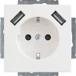 EL BJ 20 EUU-84 - Schutzkontakt USB-Steckdose, Safety+