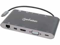 MANHATTAN 152808 - Dockingstation/Port Replicator, USB 3.1 Typ-C