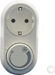 EGB 101 430 - Schutzkontakt-Zwischensteckdose mit Dimmer
