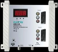 AVM 3-00 - Audio Video Modulator, mono, Scart, Cinch, silber
