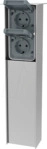 JEHOKA 40249555 - Edelstahl-S&auml;ule B 4.2, 2 Steckdosen