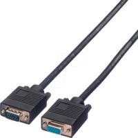 ROLINE 11045303 - VGA Monitor Kabel 15-pol Verl&auml;ngerung, 3 m