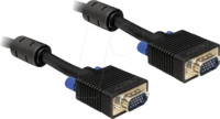 DELOCK 82556 - VGA Monitor Kabel 15-pol VGA Stecker, 1 m