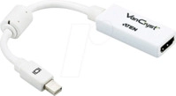 ATEN VC980 - DisplayPort Adapter, Mini DP Stecker auf HDMI Buchse